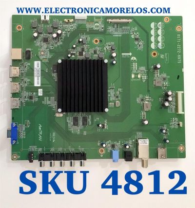 MAIN PARA TV SUNBRITETV 4K RESOLUCION ( 3840 x 2160 ) UHD CON HDR / NUMERO DE PARTE 3665-1002-0150 / 0171-2272-6975 / 3665-1002-0395 / 55MEF4M3T01865B / 3665-1002-0150 (5B) / MODELO SB-V-65-4KHDR